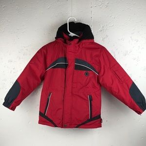 HAWKE & CO. Boy's  2 In 1 Winter Zip Up Jacket With Hoodie